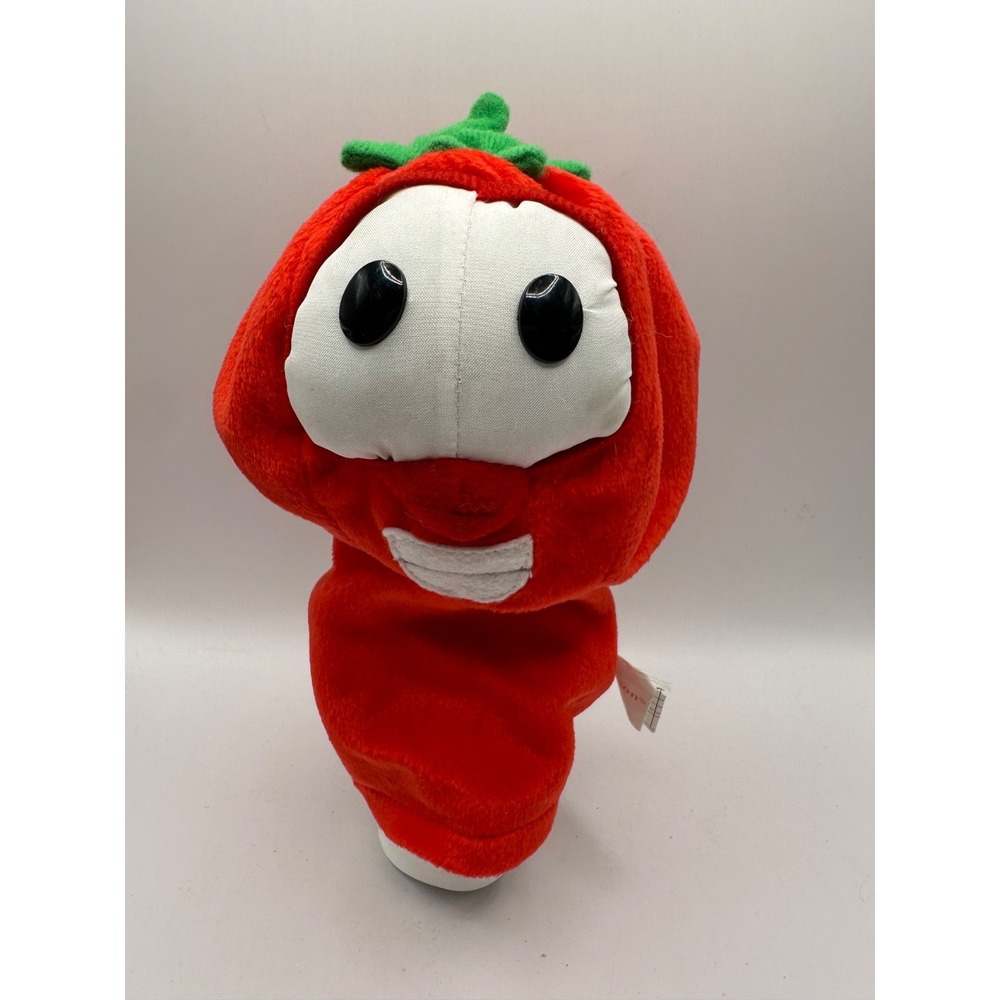 Vintage Veggie Tales C.R. Gibson Bob the Tomato 9" Red Hand Puppet